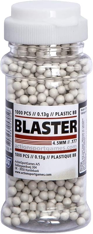 ASG Blaster Airgun Plastic BB, 4.5mm, 0.13g - 1000 pcs.