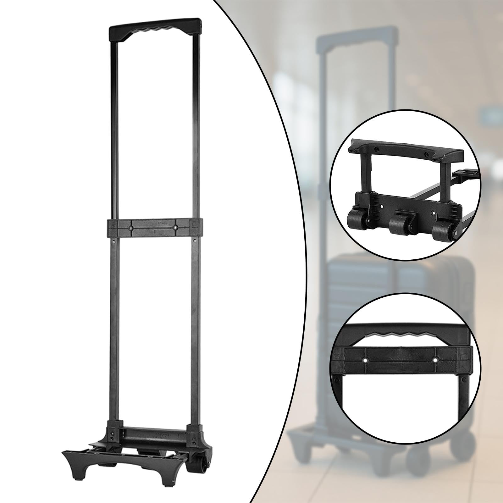 Poignée télescopique Robuste et Stable, pièces de Rechange, Accessoires de pour Haut-Parleur, Sac à roulettes, Valise