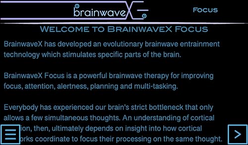 BrainwaveX Foco