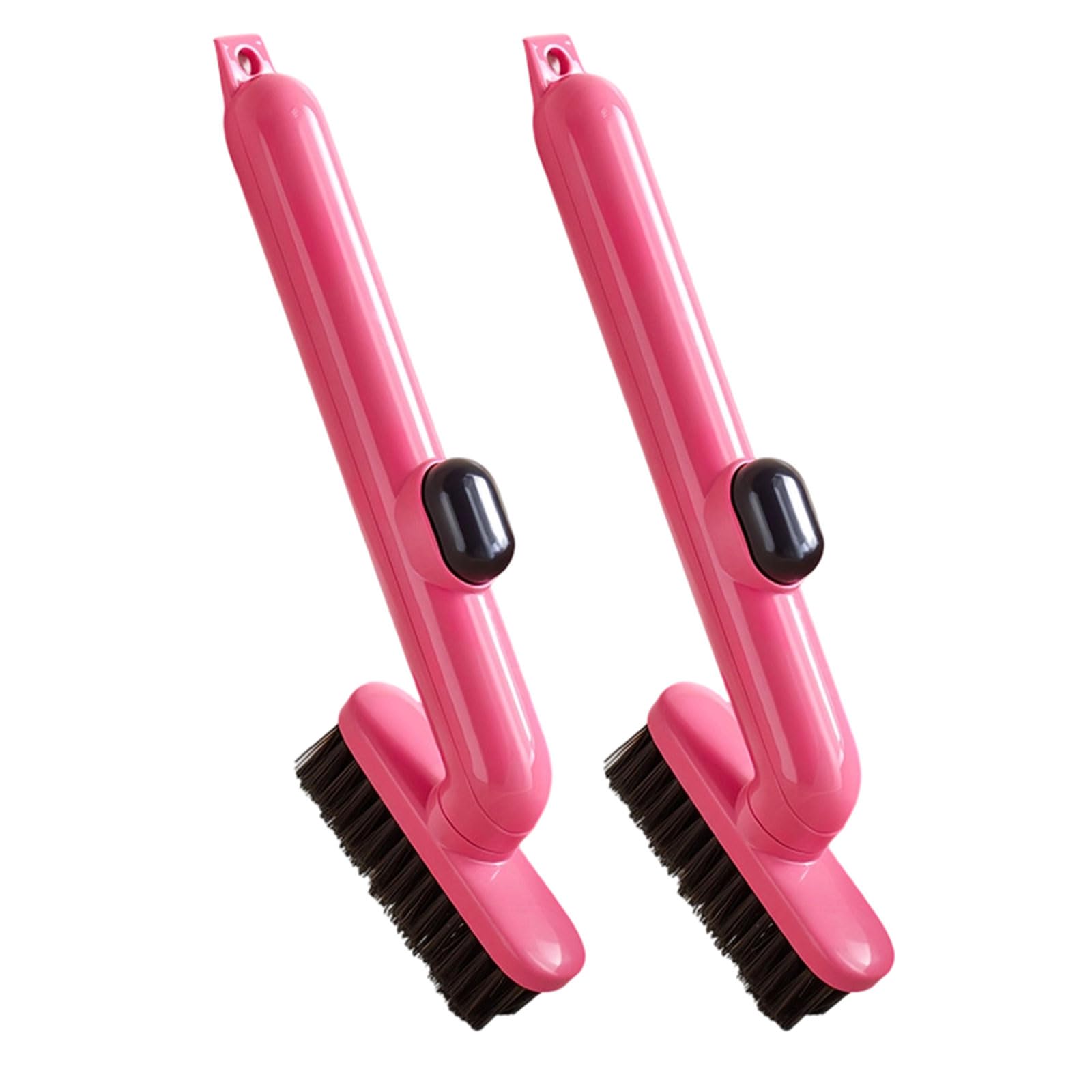 LUCKGONI 2pcs Rotating Crevices Brush With 360 Degree Head For Deeply In Tight Space and Hard To Reach Area