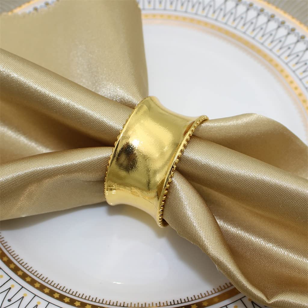 Porte-Serviettes en métal Anneaux Boucle de Serviette pour Les dîners de Mariage Mariages réceptions décoration de Famille (D)