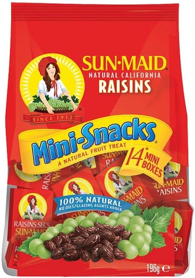 Sun-Maid Mini-Snacks Raisins 14 x 14g (196g)
