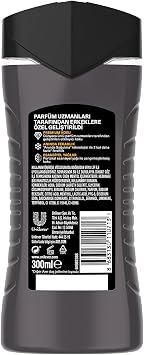 Ax Premium Collection Shower Gel Black Vanilla 3 in 1 Body Hair Face 300 ml