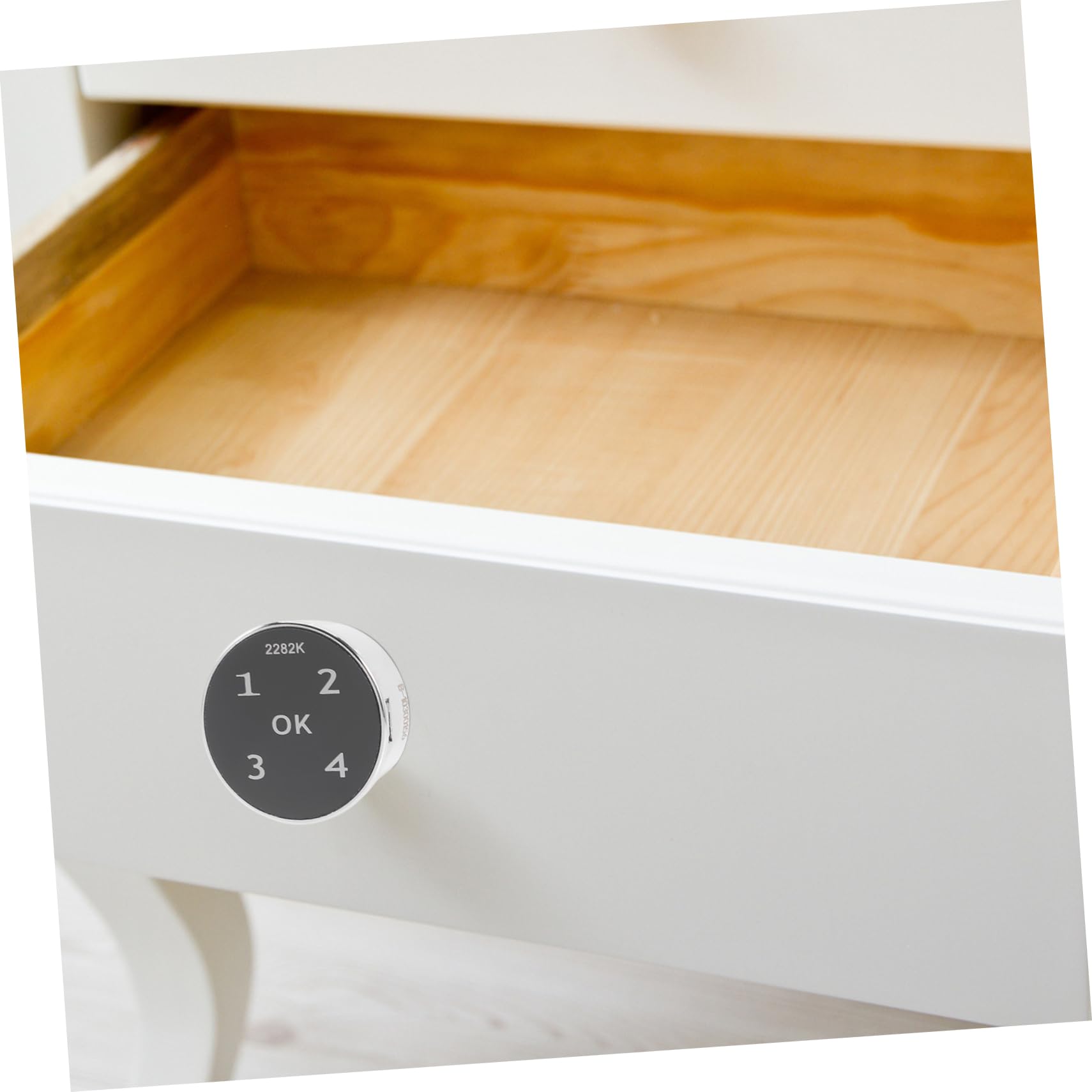 DOITOOL 2pièces Serrure Électronique à Écran Tactile Pour Armoires Serrure Digitale Résistante Aux Rayures Sécurisée Et Pour Portes De Placard