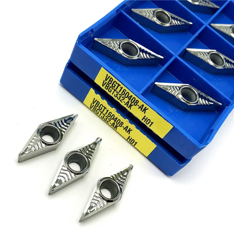 10 piezas insertos de carburo para tornos externos miniatura 5