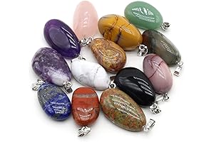 Elegant Jewelry Pendants Adorned with Natural Crystals