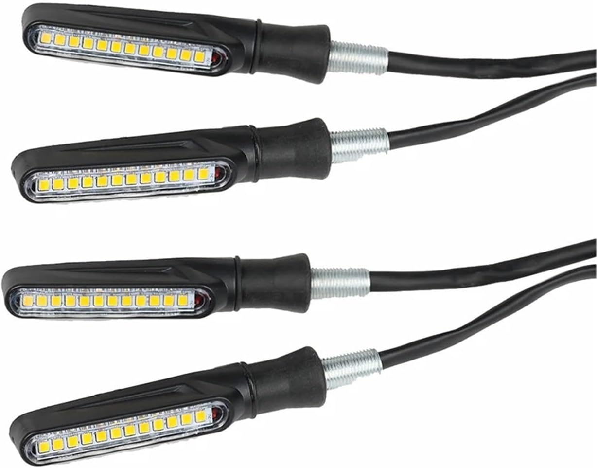 Motorcycle Rear License Plate Mount Holder Turn Lights Fit for Yamahaa MT07 MT09 MT10 R1 Fit for Kawasaki Z1000 Z800(2Pcs LED Turn Light)