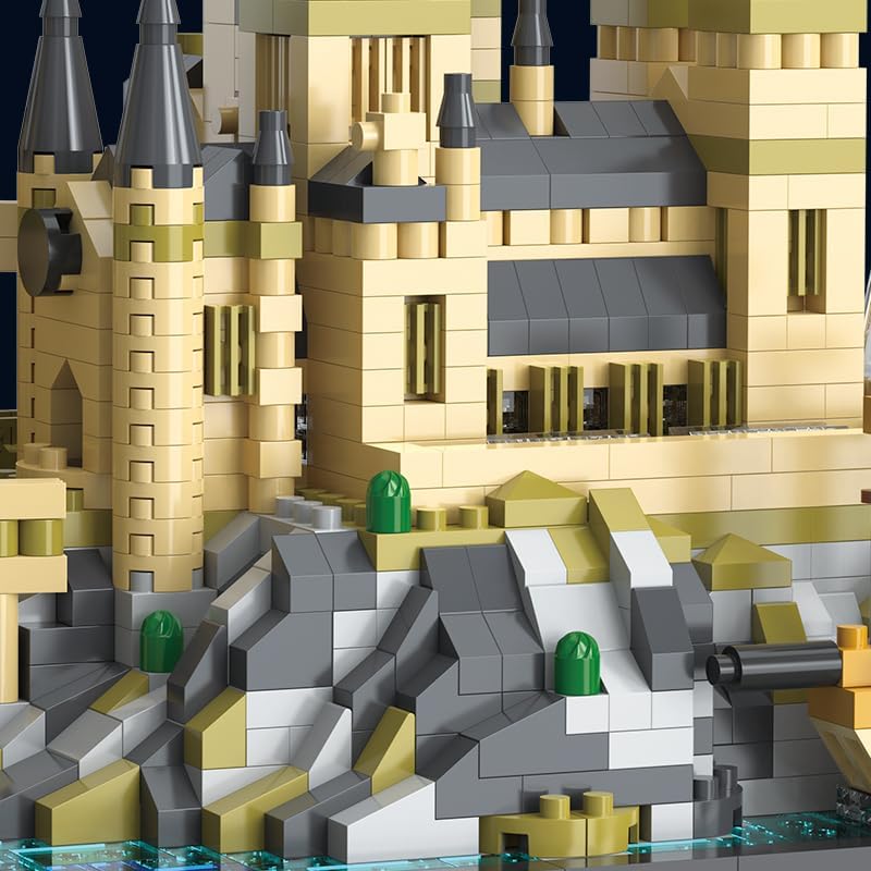 Image of SKY LINE OCEAN Magic Castle Building Blocks Set (2700+ PCS) | Fantasy Medieval Architecture Model Kit for Teens & Adults | Detailed Collectible Display Decor | 5 Year Structural Warranty