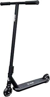MYAOU Pro Scooter Adult Kids School Park Two-Wheeled Walking Professional Extreme Scooters Stunt Fancy Aluminium Deck (Black)
