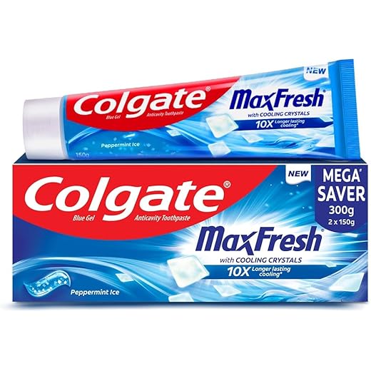 Colgate MaxFresh 2 Pack 150g - Peppermint Ice