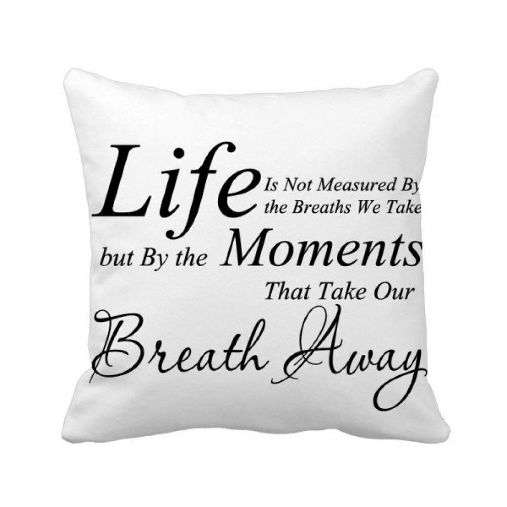 Housse de coussin carrée Life Moments, le cadeau idéal pour la maison