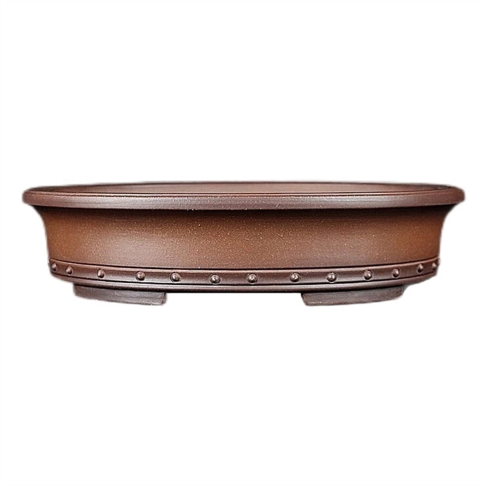 Doniczki ceramiczne Duży pojemnik na rośliny owalny alabastrowy doniczka na kwiaty dekoracja krajobrazu bonsai doniczka na kwiaty śliwka sosna cyprys storczyki specj