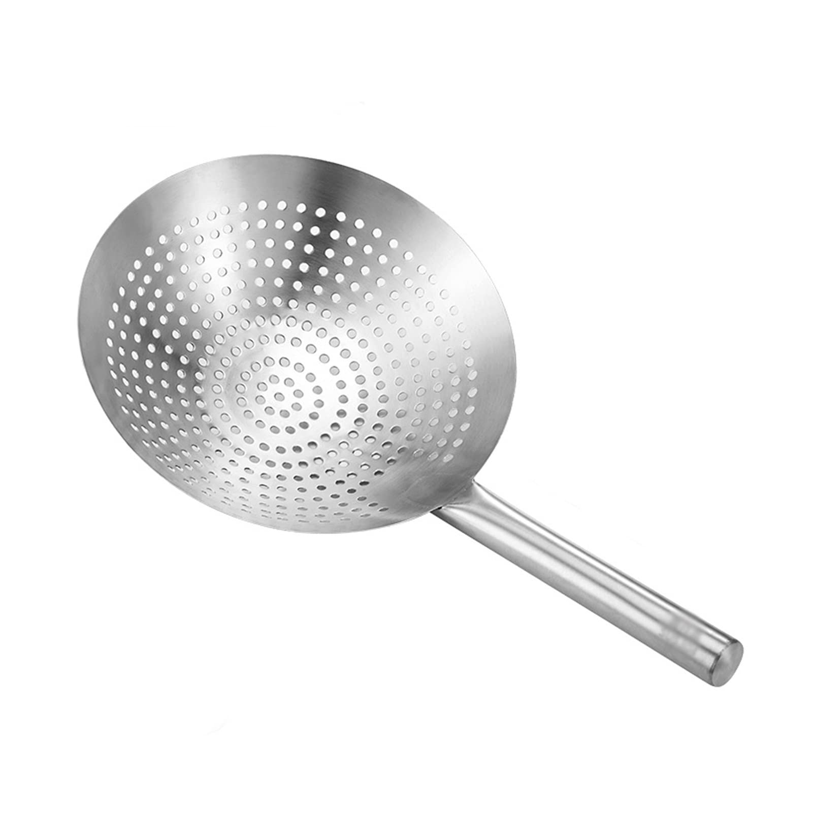ENGENDER Passoire avec Poignée Passoire à pâtes, cuillère passoire Fendue en Acier Inoxydable, écumoire avec poignée isolée Creuse, Grande capacité adaptée au Restaurant Domicile