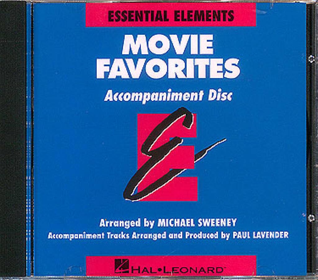 Essential Elements - Movie Favorites (CD). Blasorchester. CD: Accompaniment Cd