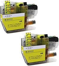 J-ECO製 LC3111Y イエロー 染料 お得な2本セット ISO14001、ISO9001、CE、SGS認証工場 ブラザー用 互換インクカートリッジ 残量表示 (LC3111 LC3111BK LC3111C LC3111M LC3111Y)