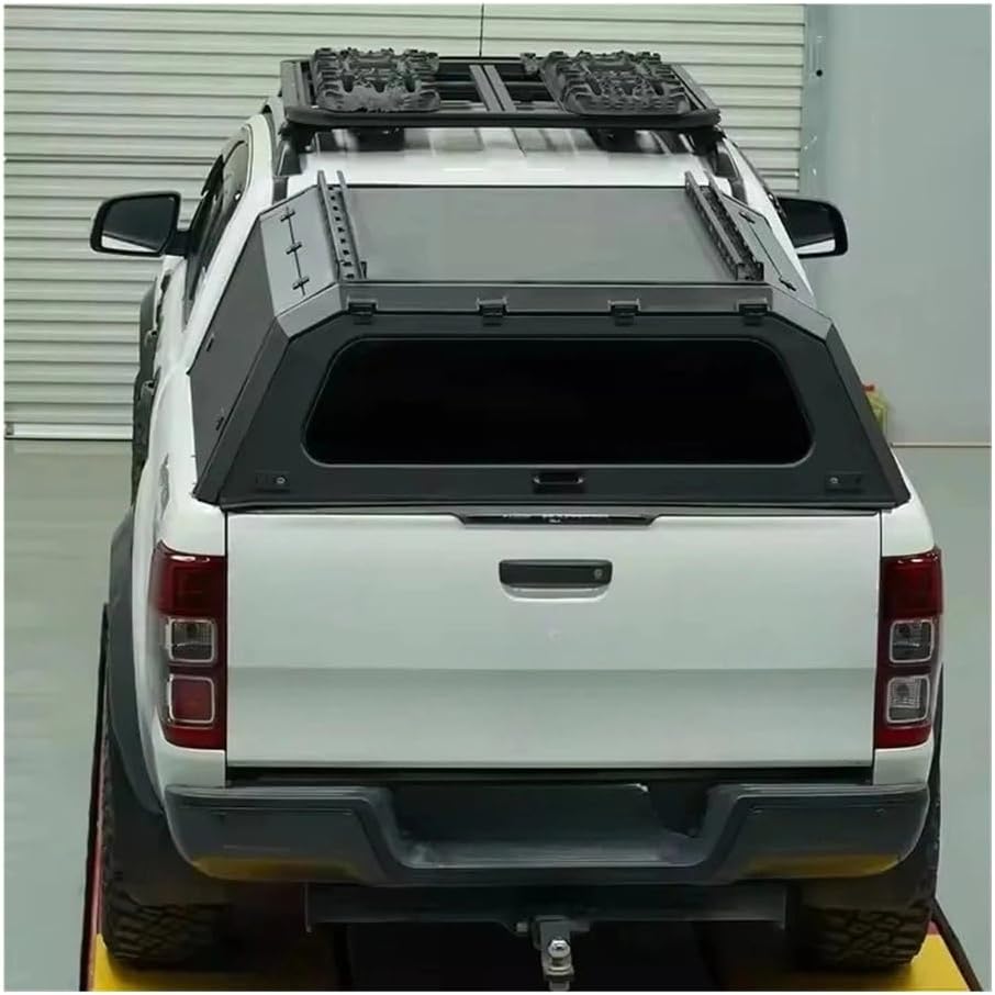 Off-Road Hard Type Topper Camper Pickup Tonneau Cover 4x4 Truck Canopy Compatible with F150 Ranger