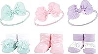 Vista 41 de Hudson Baby Conjunto de regalo de diadema y calcetines para niña