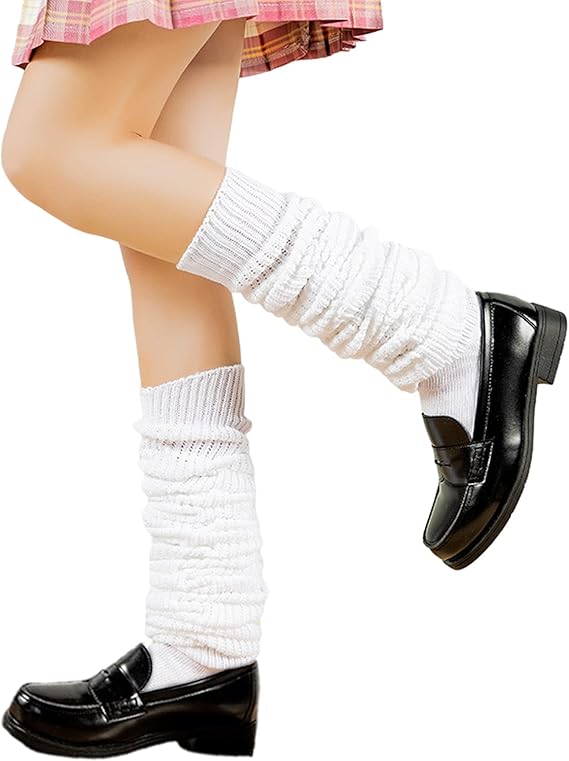 Amazon Co Jp Huazontom ルーズソックス 80 100 1cm スクールソックス 白 靴下 女子 高校生 制服用 コスプレレディース ハイソックス レッグウォーマー おしゃれ ホビー Amazon Co Jp Huazontom ルーズソックス 80 100 1cm スクールソックス 白 靴下 女子 高校生 制服用 コスプレレディース ハイソックス レッグウォーマー おしゃれ ホビー