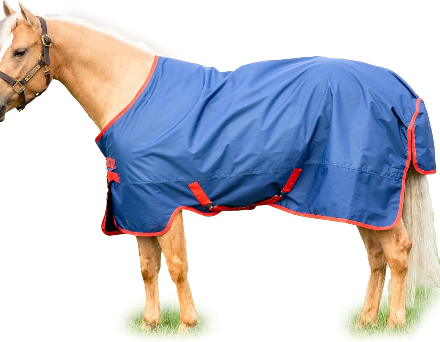 Horseware Ireland Mio T/O Lite, Color: Dark Blue/Dark Blue & Red, Size: 69 (AASA41-CDR0-69)