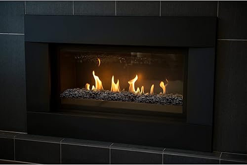 Miniatura 8 de Stanbroil Cuentas de vidrio de fuego de 10 libras, gotas de vidrio de fuego de 12 pulgada para chimenea  Juegos de troncos de gas  Paisajismo