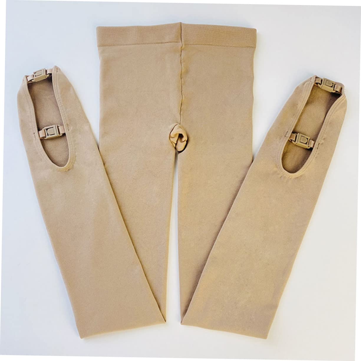 Beaupretty Collant Termici Pattinaggio in Nylon e Chinlon Lunghe Invernali Spesse con Elasticità e Protezione Accessorio Costume per Atlete del Pattinaggio