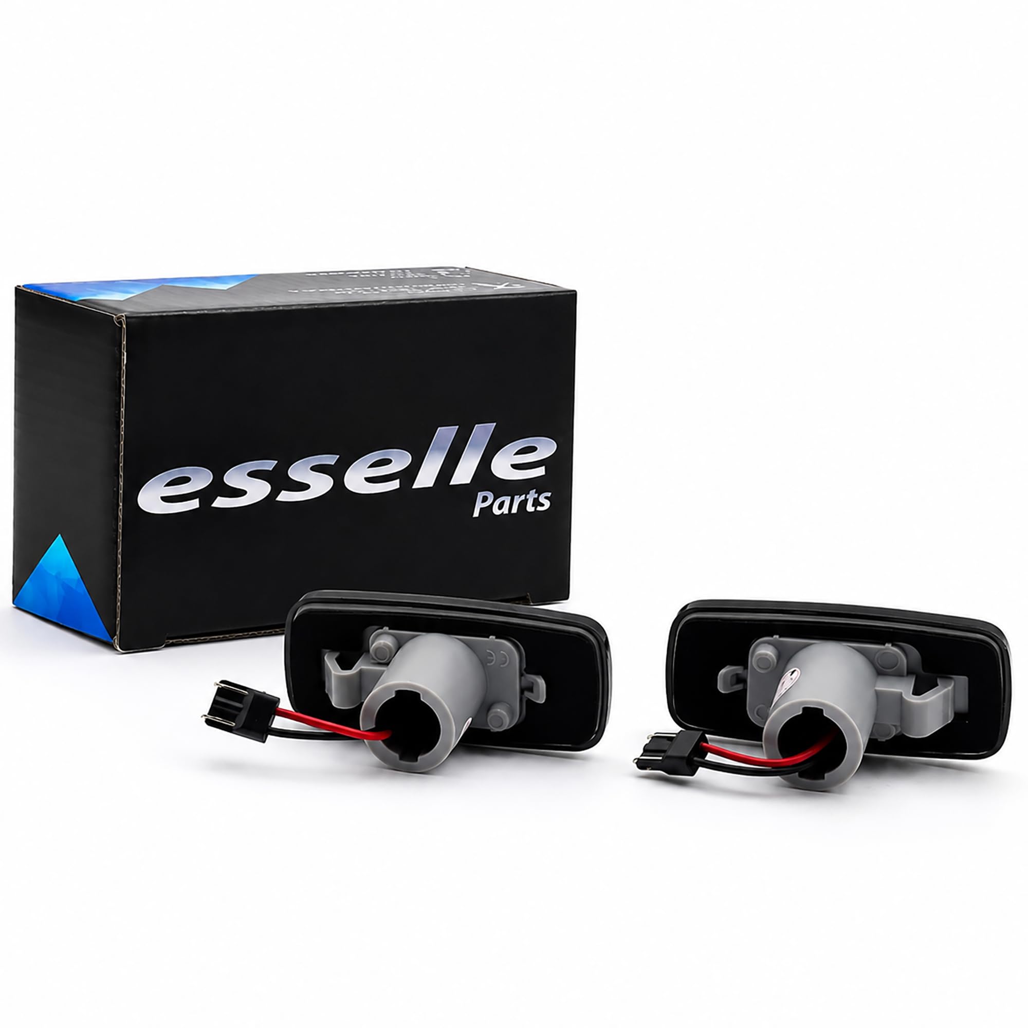Coppia Frecce Laterali Nero Fumé Progressive Dinamiche A Led per Fiat Freemont, Lancia Flavia, Plug and play Canbus
