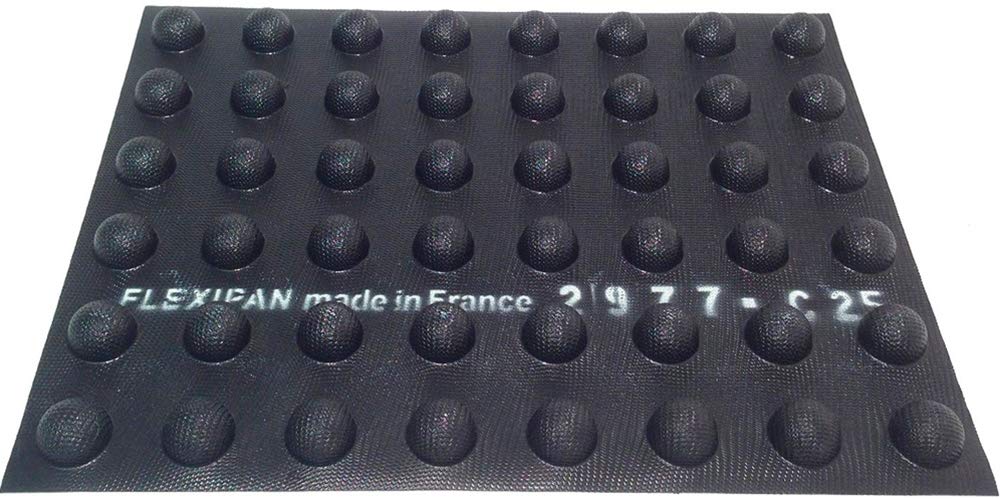 Sasa Demarle - Mini-Half-Spheres Flexipan(1/2) - Black - Baking Mold - Baking Pan