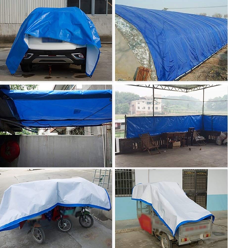 Großer Heavy Duty Persenning Wasserdicht Carport Tarp-Abdeckung Mit Seil, Heavy Duty Truck Covers, Außen Rip-Stop-Zelt Shelter Camping E-Plane Wasserdichten Heavy Duty,2Mx3M