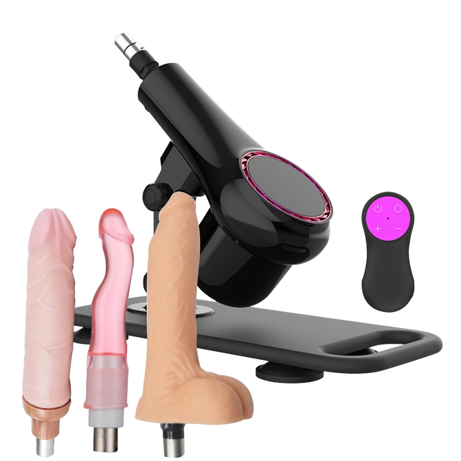 AMAZBEE Sex Machine,Adultos A Control Remoto Consolador Automático Juguete Sexual Accesorio De Sexo Extremo Máquina De Sexo Para Mujeres Y Hombre Máquina De Masaje Ajustable (Black)