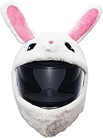 Vista 1 de Motorcycle Helmet Cover, Funny Helmet Decoration, Fun Rides and Gifts(Plush Animal)