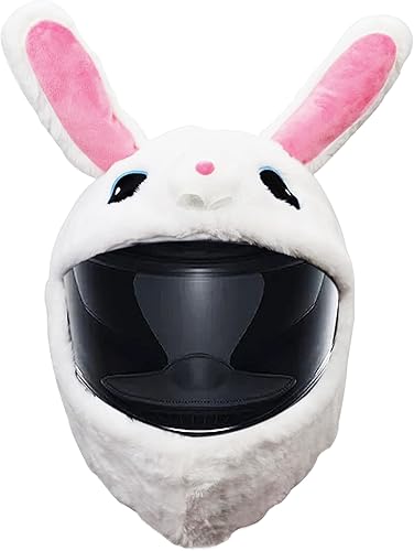 Motorcycle Helmet Cover, Funny Helmet Decoration, Fun Rides and Gifts(Plush Animal)