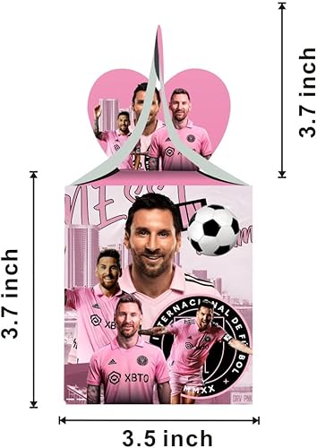 Miniatura 4 de 12 cajas de regalo de fiesta de fútbol, suministros de fiesta de cumpleaños de fútbol para decoraciones de fiesta