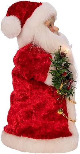 Miniatura 4 de Kurt S. Adler Kurt Adler Inch UL 10-Light Santa Treetop, Multi