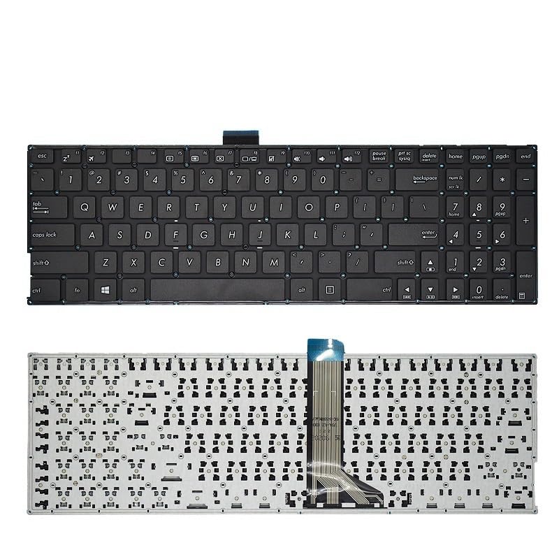 Clavier Espagnol Russe Brésilien Ordinateur Portable ASUS X551M F550V Noir