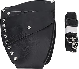 Coldre de tesouras de cabeleireiro de salão de beleza, coldre de tesoura de barbeiro com alça de ombro alças ajustáveis kit de cabeleireiro pente tesoura coldre de tesoura coldre de ferramentas de cabeleireiro