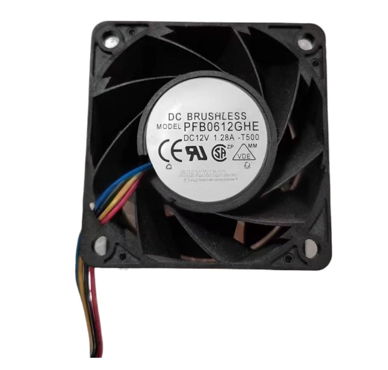 GJEXXPTST 24V 48V DC12V 1.28A AC 60X60X38MM 6CM 6038 PFB0612GHE-T500 Cooling Fan