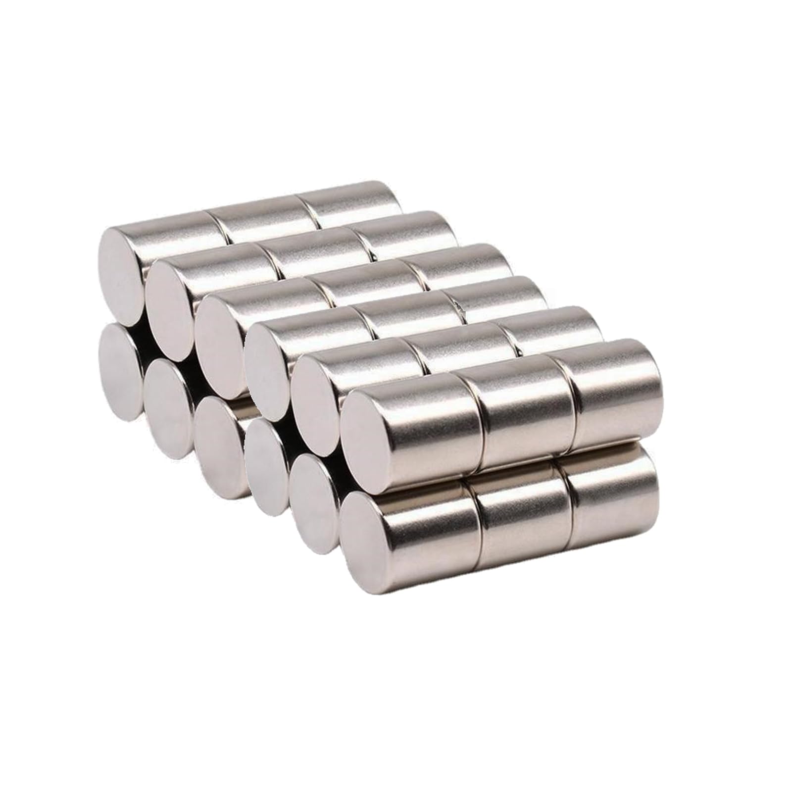 36 Pack 8x8mm N52 Neodymium Round Cylinder Magnets, Strong Cylinder Rod Round Disc Permanent Rare Earth Magnet for Crafts, Fridge, Whiteboard
