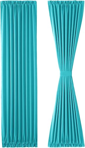 Miniatura 12 de DWCN Cortinas para puerta francesa: cortina térmica con bolsillo para barra para puertas con ventana de cristal, puertas de cocina y patio