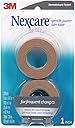 Nexcare Gentle Paper First Aid Tape T781-2PK, Tan, 1 in x 10 yds