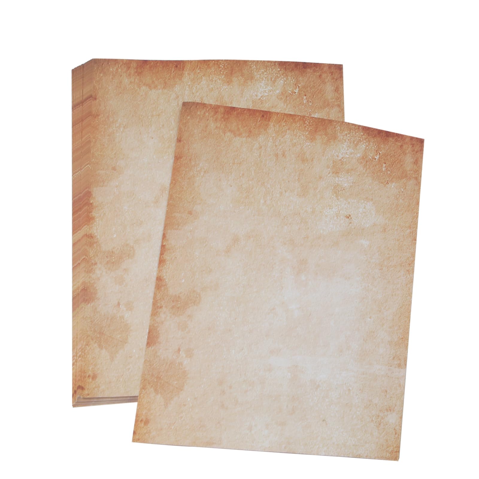 Vintage Letter Papers, Old Looking/Vintage Design Craft Certificate Document Paper, Antique Aged Writing Papers for Vintage Invites Letters (50 Sheets/J)