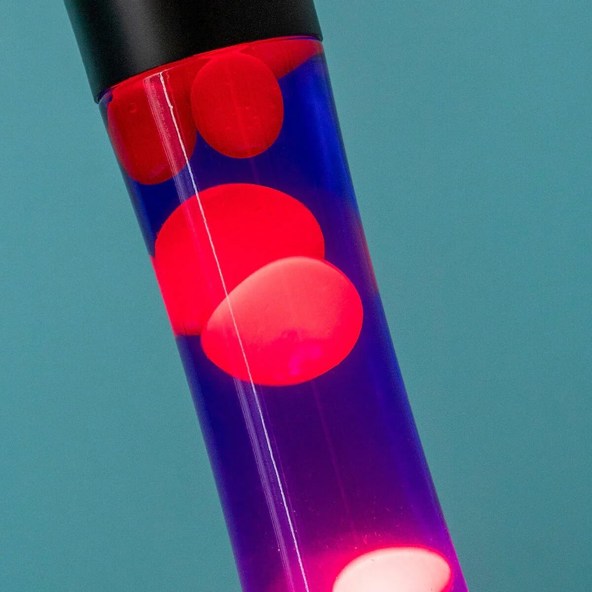 Lampada Lava con Altoparlante Magma con Altoparlante Bluetooth e Microfono - Multifunzionale - Musica - Connessione smartphone - Ricevuta chiamate - Altoparlante di alta qualità 3 W - Rosso