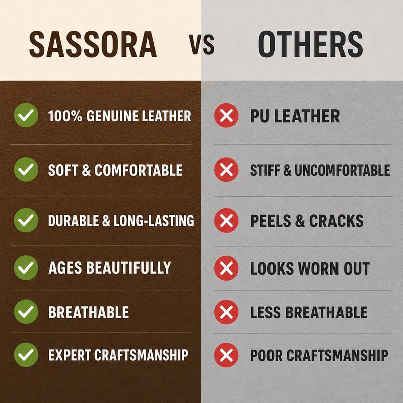 Image of Sassora Genuine Leather Women's Sling Bag with Card Slots