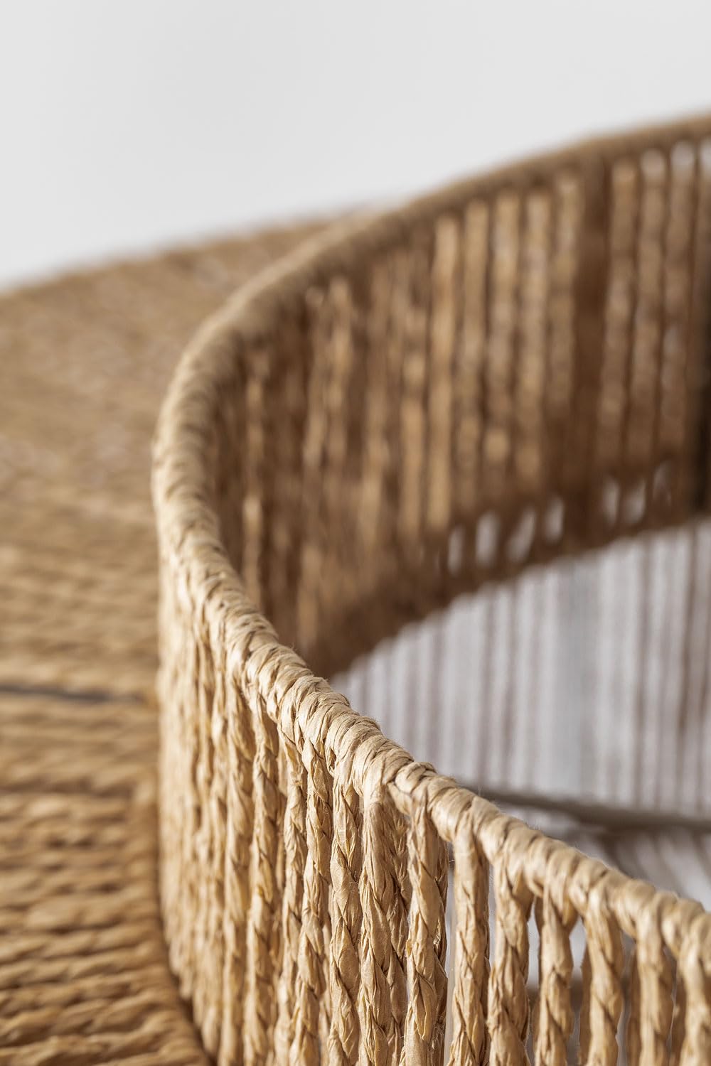 SKLUM Plafonnier d'extérieur en papier tressé Kena Ø80 cm