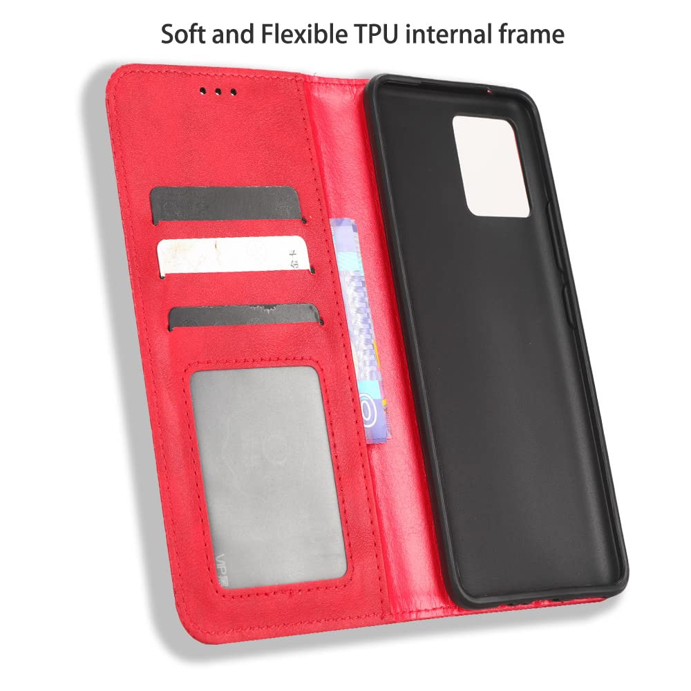 Custodia Portafoglio in Pelle Floreale per Motorola Moto E15/G05
