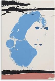 GHUYTKN ROBERT MOTHERWELL Untitled (2) High-Definition Spray-Painted Oil Paintings_ Home & Commercial Canvas Wall Decor Canvas Wall Art Poster Decorative Bedroom Modern Home Print Picture Artworks Pos