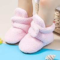 Vista 101 de Sawimlgy - Botines de algodón antideslizantes para recién nacido, con agarre, para cuna o para el invierno 010/Amarrón