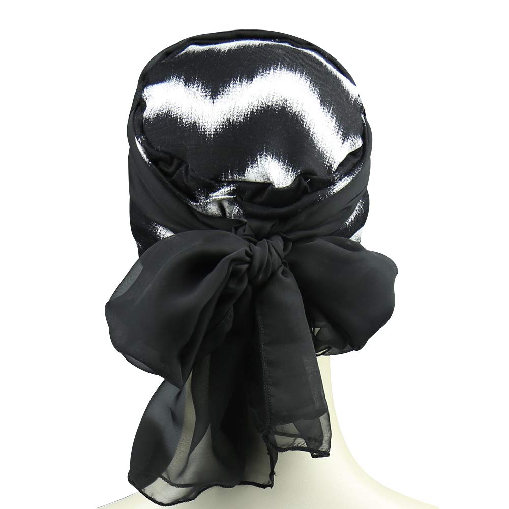FocusCare Casquette Newsboy pour Femmes Chemo Headwear avec écharpes Cadeaux Perte de Cheveux Disponible Toute l'année