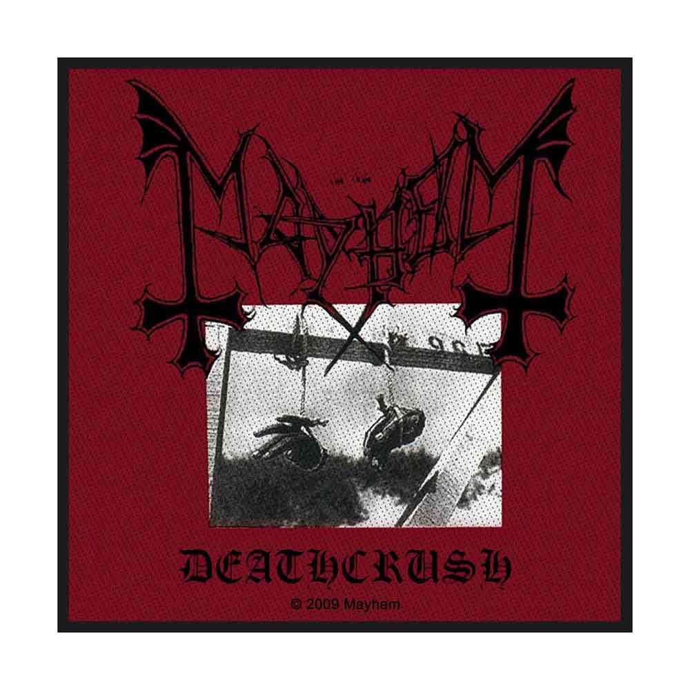 Amazon | Mayhem Deathcrush パッチアルバム アート ブラックメタル