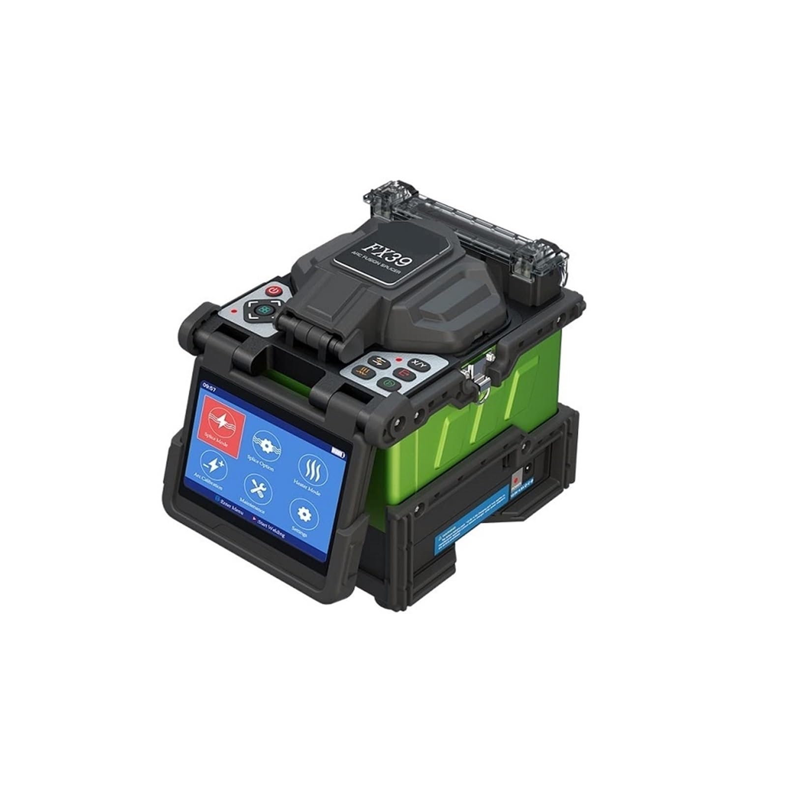 Empalmador De Fibra Óptica FTTH FX39 6S Con 6 Motores Capacidad Batería 7800 MAh Herramientas de conexión en frío