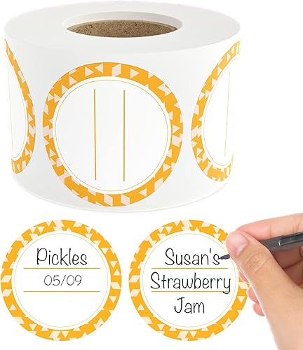 MESS Etiquetas de enlatado disuelbles para tarros  200 etiquetas disuelbles para tarros Mason  Etiquetas de alimentos disuelbles para contenedores